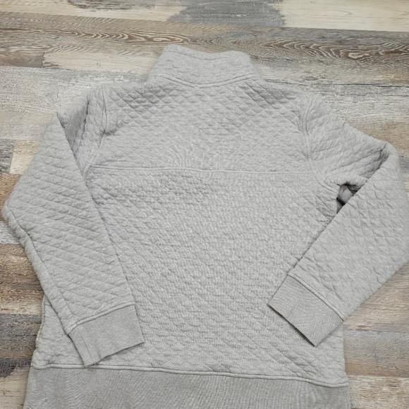 Patagonia Quilted Pullover Gray Maroon - Picture 7 of 8